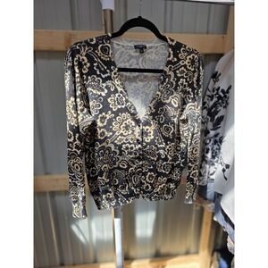 Audry Hepburn Type Sweater By Talbots In A LP. Has A Glittery‎ Fabric.